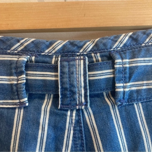 AMERICAN EAGLE Sz 14 Wide Leg Striped Comfort Pants with Pockets and Drawstring - Picture 9 of 13